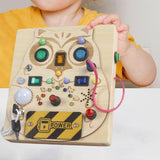 Maxbell Switch Busy Board Travel Toy for Educational Kindergarten Activities Centers no screwdriver