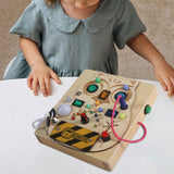 Maxbell Switch Busy Board Travel Toy for Educational Kindergarten Activities Centers no screwdriver