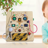 Maxbell Switch Busy Board Travel Toy for Educational Kindergarten Activities Centers no screwdriver