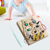 Maxbell Switch Busy Board Travel Toy for Educational Kindergarten Activities Centers with screwdriver