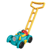 Maxbell Bubble Lawn Mower Automatic Bubble Maker for Party Supplies Outdoor New Year blue and green