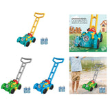 Maxbell Bubble Lawn Mower Automatic Bubble Maker for Party Supplies Outdoor New Year blue and green