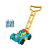 Maxbell Bubble Lawn Mower Automatic Bubble Maker for Party Supplies Outdoor New Year blue and green