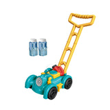 Maxbell Bubble Lawn Mower Automatic Bubble Maker for Party Supplies Outdoor New Year blue and green