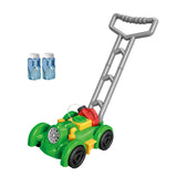 Maxbell Bubble Lawn Mower Automatic Bubble Maker for Party Supplies Outdoor New Year green