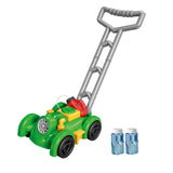 Maxbell Bubble Lawn Mower Automatic Bubble Maker for Party Supplies Outdoor New Year green