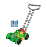 Maxbell Bubble Lawn Mower Automatic Bubble Maker for Party Supplies Outdoor New Year green