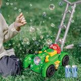 Maxbell Bubble Lawn Mower Automatic Bubble Maker for Party Supplies Outdoor New Year green