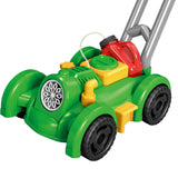 Maxbell Bubble Lawn Mower Automatic Bubble Maker for Party Supplies Outdoor New Year green