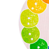 Maxbell Caterpillar Threading Toys Wood Gifts Clothes and Button Game for Boys Girls