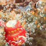 Maxbell Chinese New Year Portable Beach Toy Bubbles Maker for New Year Outdoor Beach