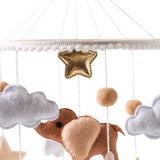 Maxbell Baby Mobile for Crib for Ages 0+ Months Colorful Handmade Visual Development