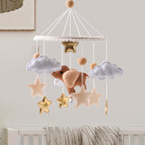 Maxbell Baby Mobile for Crib for Ages 0+ Months Colorful Handmade Visual Development