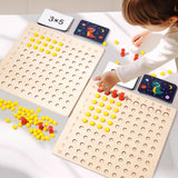 Maxbell Montessori Multiplication and Division Board Math Boards for Kids Girls Boys