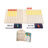 Maxbell Montessori Multiplication and Division Board Math Boards for Kids Girls Boys