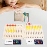 Maxbell Montessori Multiplication and Division Board Math Boards for Kids Girls Boys