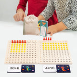Maxbell Montessori Multiplication and Division Board Math Boards for Kids Girls Boys