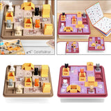 Maxbell Cats and Boxes Brain Teasers Kids Board Game for Kids Boys Girls Babies brown