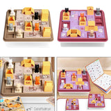 Maxbell Cats and Boxes Brain Teasers Kids Board Game for Kids Boys Girls Babies brown