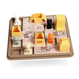 Maxbell Cats and Boxes Brain Teasers Kids Board Game for Kids Boys Girls Babies brown