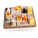 Maxbell Cats and Boxes Brain Teasers Kids Board Game for Kids Boys Girls Babies brown