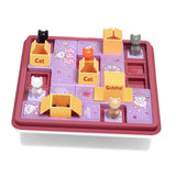 Maxbell Cats and Boxes Brain Teasers Kids Board Game for Kids Boys Girls Babies violet