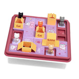 Maxbell Cats and Boxes Brain Teasers Kids Board Game for Kids Boys Girls Babies violet
