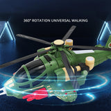 Maxbell Helicopter Plane Toy with Light and Music for Toddlers Birthday Gift Children with screwdriver