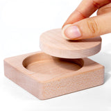 Maxbell Wooden Shape Peg Puzzle Shape Recognition Geometric Peg Shapes for Kids Gift