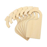 Maxbell 7Pcs Blank Clothing Rack Divider Baby Clothes Size Hanger for Closet Bedroom