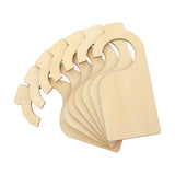 Maxbell 7Pcs Blank Clothing Rack Divider Baby Clothes Size Hanger for Closet Bedroom