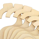 Maxbell 7Pcs Blank Clothing Rack Divider Baby Clothes Size Hanger for Closet Bedroom