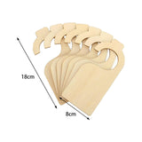 Maxbell 7Pcs Blank Clothing Rack Divider Baby Clothes Size Hanger for Closet Bedroom