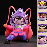 Maxbell Face Change Doll Chinese Art Desktop Decor Crafts Opera Doll Statue Birthday