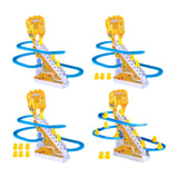 Maxbell Ducks Roller Coaster Toy Small Ducks Climbing Stairs Toys for Boy Girls Kids 3 ducks