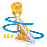 Maxbell Ducks Roller Coaster Toy Small Ducks Climbing Stairs Toys for Boy Girls Kids 6 ducks