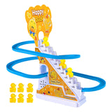 Maxbell Ducks Roller Coaster Toy Small Ducks Climbing Stairs Toys for Boy Girls Kids 9 ducks