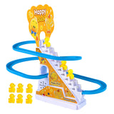 Maxbell Ducks Roller Coaster Toy Small Ducks Climbing Stairs Toys for Boy Girls Kids 9 ducks