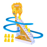 Maxbell Ducks Roller Coaster Toy Small Ducks Climbing Stairs Toys for Boy Girls Kids 9 ducks
