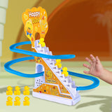Maxbell Ducks Roller Coaster Toy Small Ducks Climbing Stairs Toys for Boy Girls Kids 9 ducks