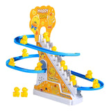 Maxbell Ducks Roller Coaster Toy Small Ducks Climbing Stairs Toys for Boy Girls Kids 12 ducks