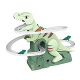 Maxbell Roller Coaster Toy Dinosaur Roller Coaster Slide Track Toy for Kids Children