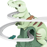 Maxbell Roller Coaster Toy Dinosaur Roller Coaster Slide Track Toy for Kids Children