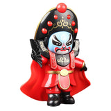 Maxbell Chinese Opera Doll Statue Traditional for (Four Random Face) Souvenir Gifts red