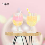 Maxbell 10 Pieces 1:12 Bottles Charms Keychains Bag Pendant Charm Pendants Sand Table
