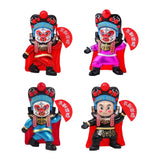 Maxbell Chinese Face Changing Figures Figure Model Statue Toy for (Four Random Face) red