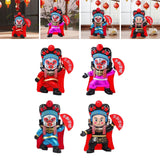 Maxbell Chinese Face Changing Figures Figure Model Statue Toy for (Four Random Face) red
