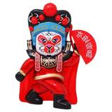 Maxbell Chinese Face Changing Figures Figure Model Statue Toy for (Four Random Face) red
