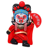 Maxbell Chinese Face Changing Figures Figure Model Statue Toy for (Four Random Face) red