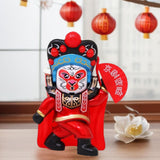 Maxbell Chinese Face Changing Figures Figure Model Statue Toy for (Four Random Face) red